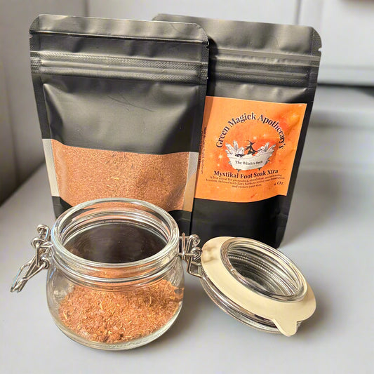 🦶 Mystikal Foot Soak XTRA (4 oz) | The Witch’s Bath by Green Magick Apothecary