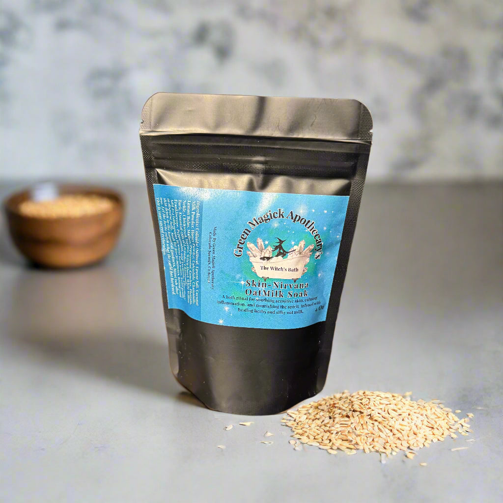 🌿 Skin-Nirvana Oat Milk Soak (4 oz) | The Witch’s Bath by Green Magick Apothecary