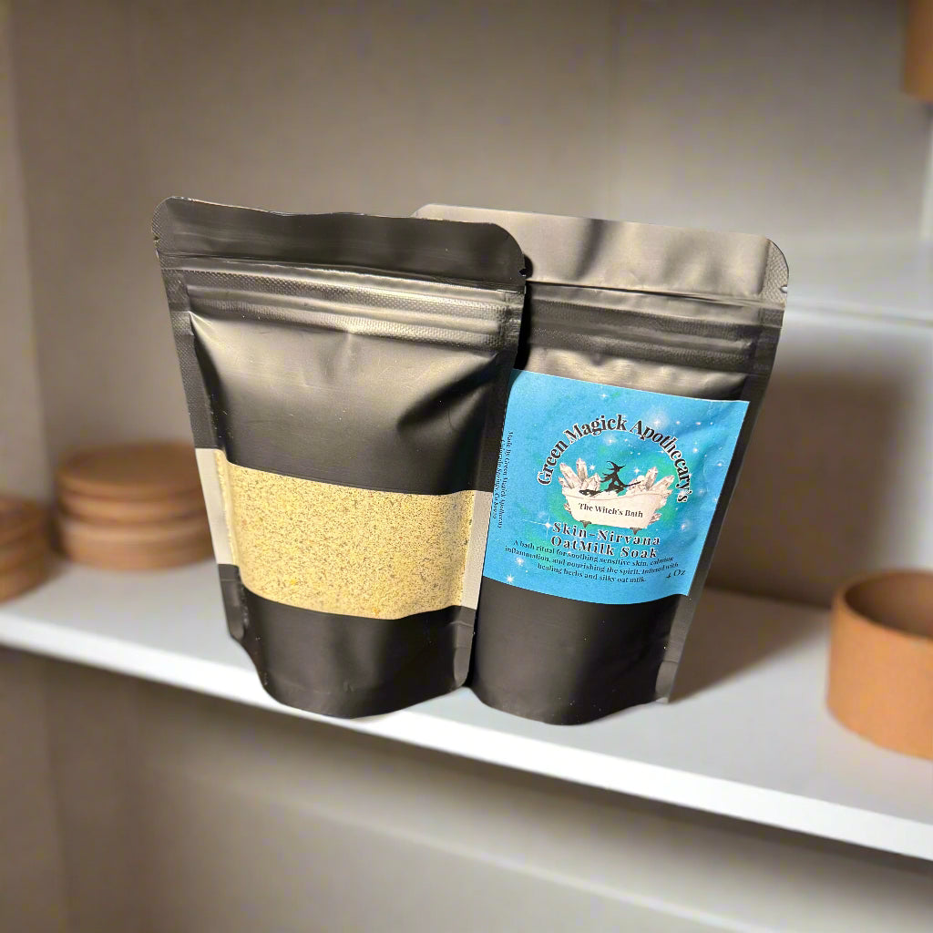 🌿 Skin-Nirvana Oat Milk Soak (4 oz) | The Witch’s Bath by Green Magick Apothecary