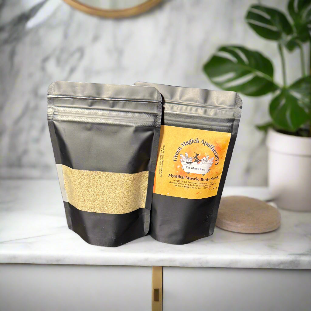 🔥 Mystikal Muscle Body Soak (4 oz) | The Witch’s Bath by Green Magick Apothecary