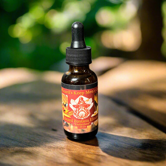 🔥 Emberlord | Beard Bastion Elixir — Wizard’s Keep Men’s Care by Green Magick Apothecary