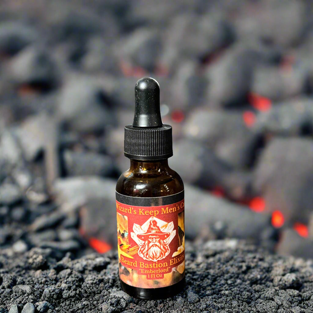 🔥 Emberlord | Beard Bastion Elixir — Wizard’s Keep Men’s Care by Green Magick Apothecary