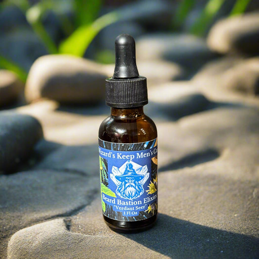 🌿 Verdant Seer | Beard Bastion Elixir — Wizard’s Keep Men’s Care by Green Magick Apothecary