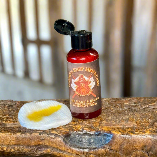💧 Soothe Spell Aftershave Toner | The Mage’s Blade — Wizard’s Keep Men’s Care by Green Magick Apothecary | 2 OZ