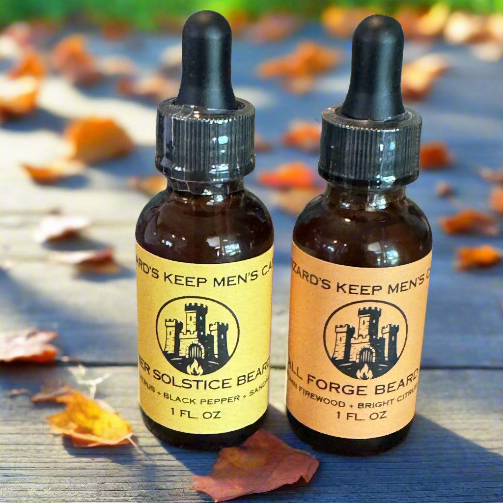 🍁⚒️ Fall Forge | Beard Bastion Elixir — Wizard’s Keep Men’s Care by Green Magick Apothecary