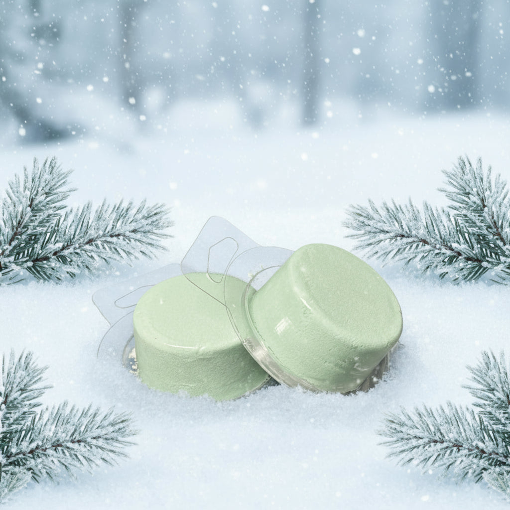 🌬️ Winter’s Wind (Set of 2 × 1.5 oz) | The Witch’s Bath: Botanic Breath Shower Steamers by Green Magick Apothecary