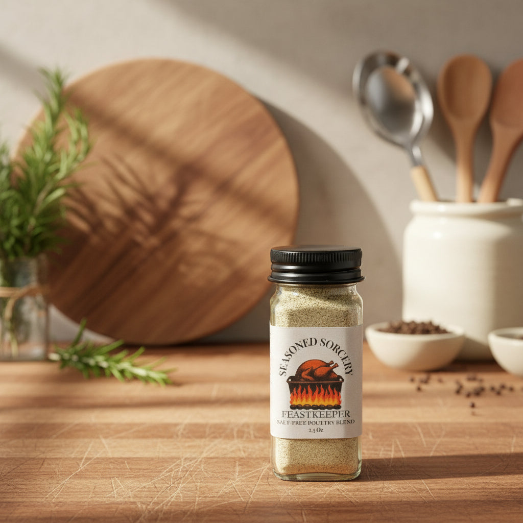 🍂🪄 Feastkeeper | Salt-Free Poultry Blend | Seasoned Sorcery by Green Magick Apothecary