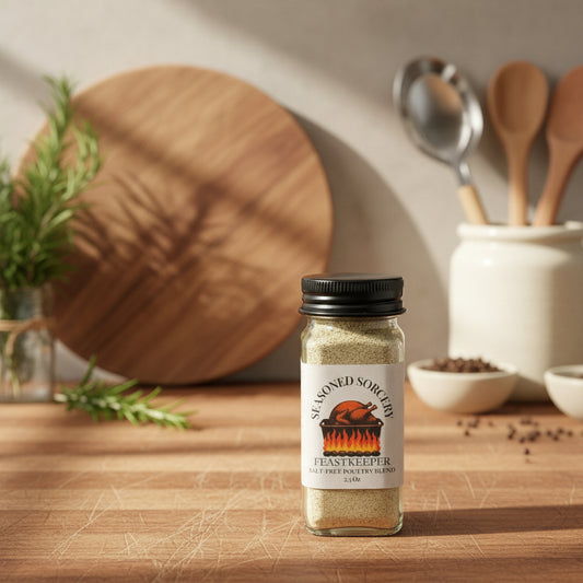 🍂🪄 Feastkeeper | Salt-Free Poultry Blend | Seasoned Sorcery by Green Magick Apothecary