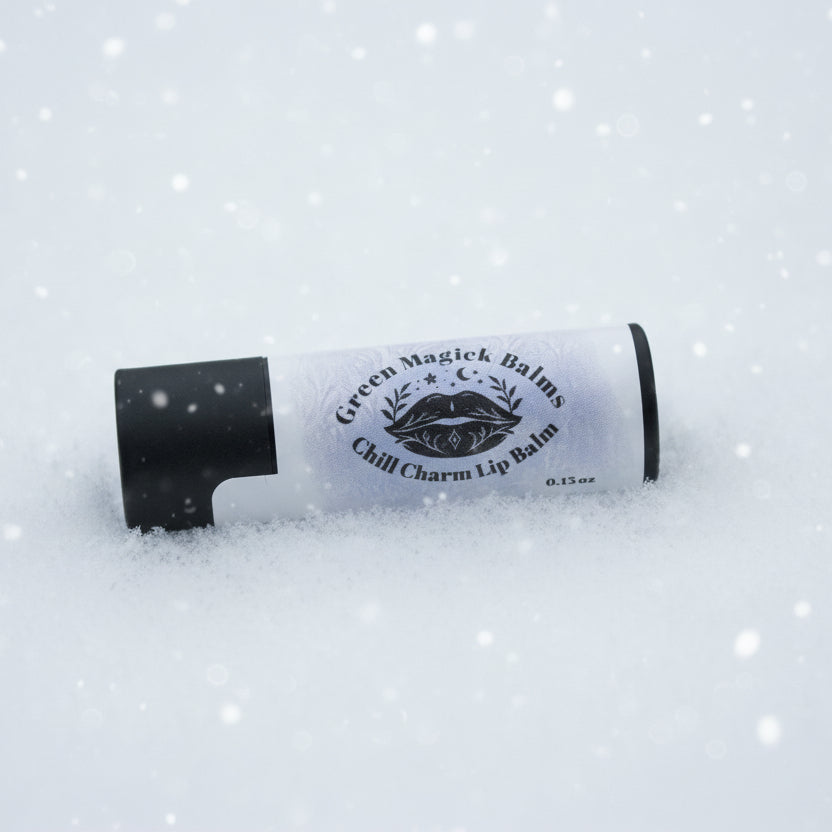 ❄️ Chill Charm Herbal Lip Balm (0.15 oz Lip Balm Tube) | Green Magick Balms
