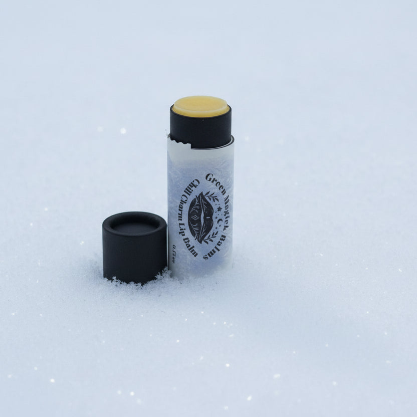 ❄️ Chill Charm Herbal Lip Balm (0.15 oz Lip Balm Tube) | Green Magick Balms