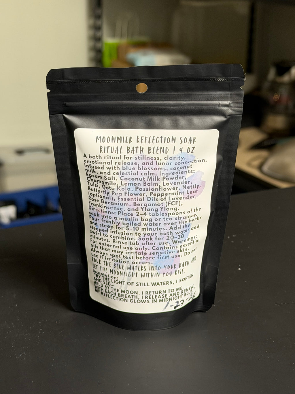 🌕 Moonmilk Reflection Soak (4 oz) | Enchanted Brew Bath Tea