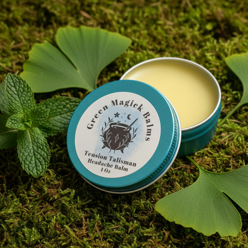 Tension Talisman Balm (1 oz Full Size) | Green Magick Balms