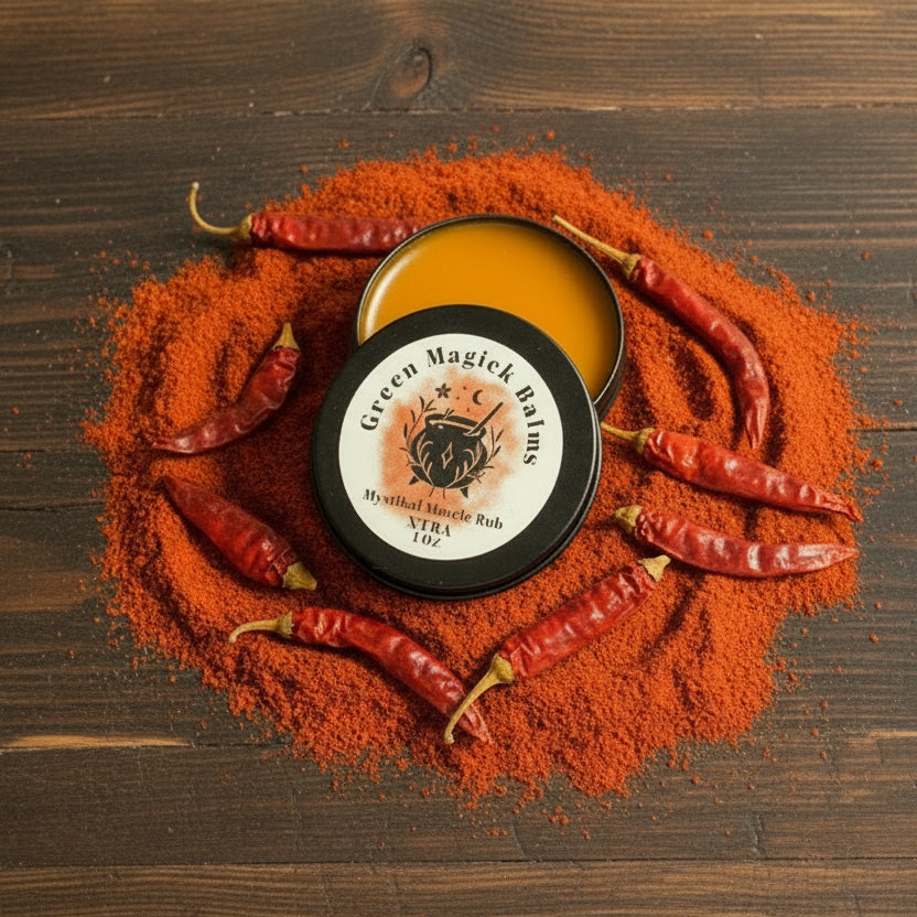 🔥 Mystikal Muscle Rub XTRA (1 oz Full Size) | Green Magick Balms