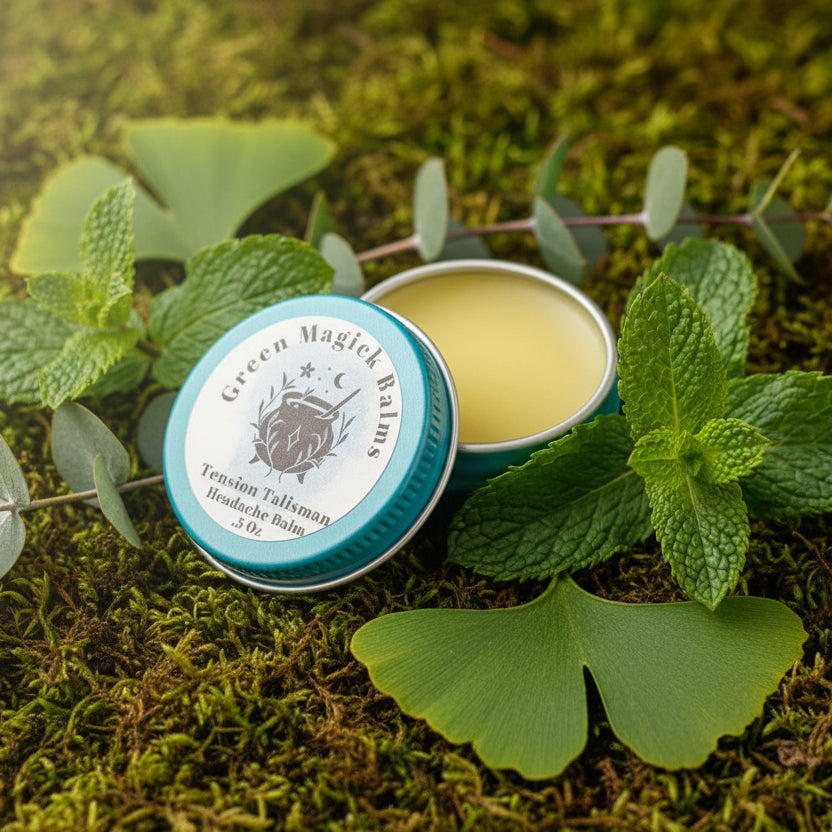 Tension Talisman Balm (0.5 oz Trial Size) | Green Magick Balms by Green Magick Apothecary