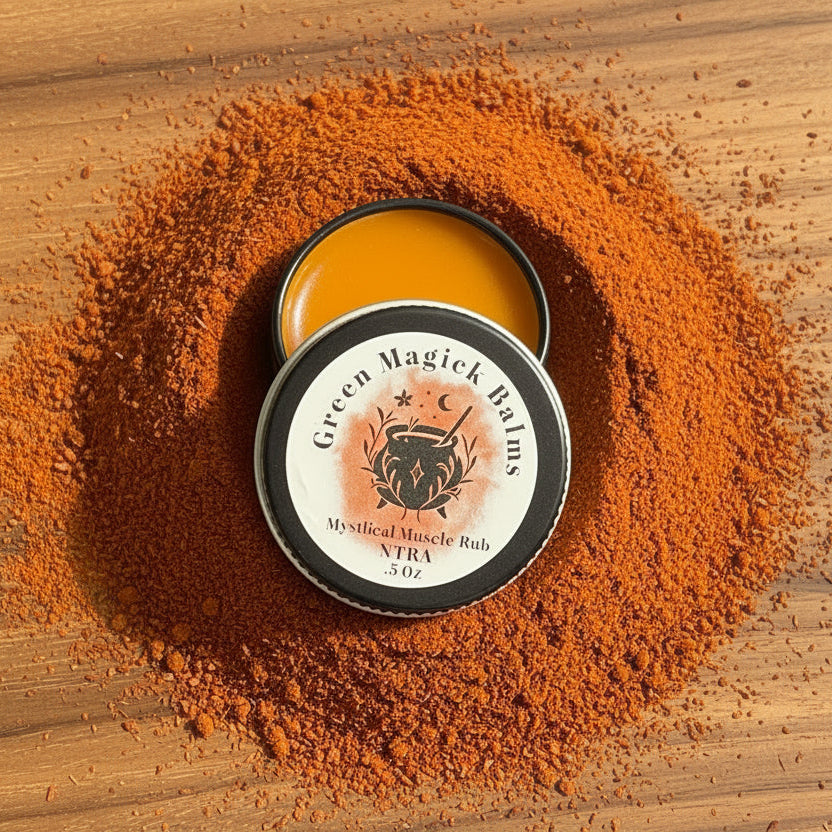 🔥 Mystikal Muscle Rub XTRA (0.5 oz Trial Size) | Green Magick Balms