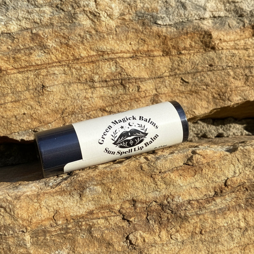 ☀️ Sun Spell Herbal Lip Balm (0.15 oz Lip Balm Tube) | Green Magick Balms by Green Magick Apothecary