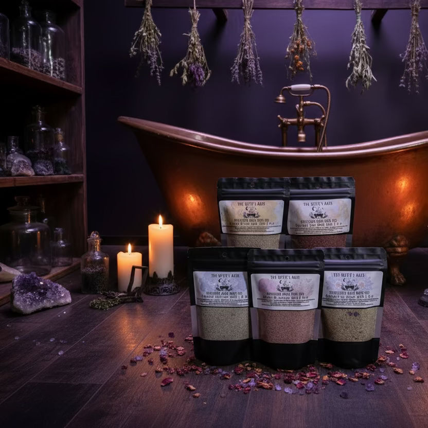 🛁☕️ Enchanted Brew Bath Teas Altar Box | The Witch’s Bath by Green Magick Apothecary