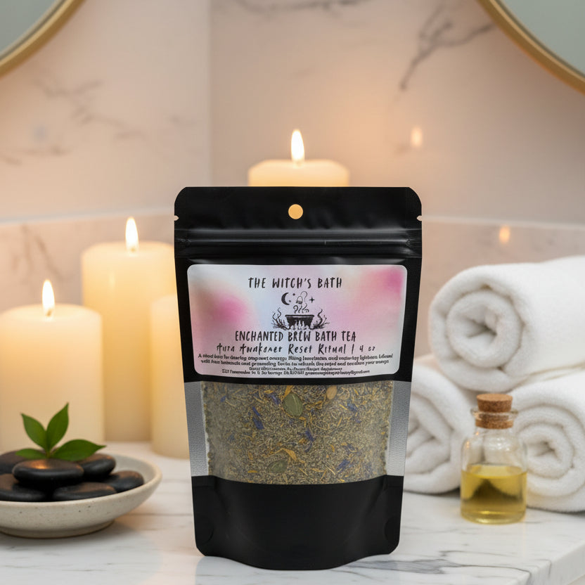 Aura Awakener Reset Ritual (4 oz) | Enchanted Brew Bath Tea