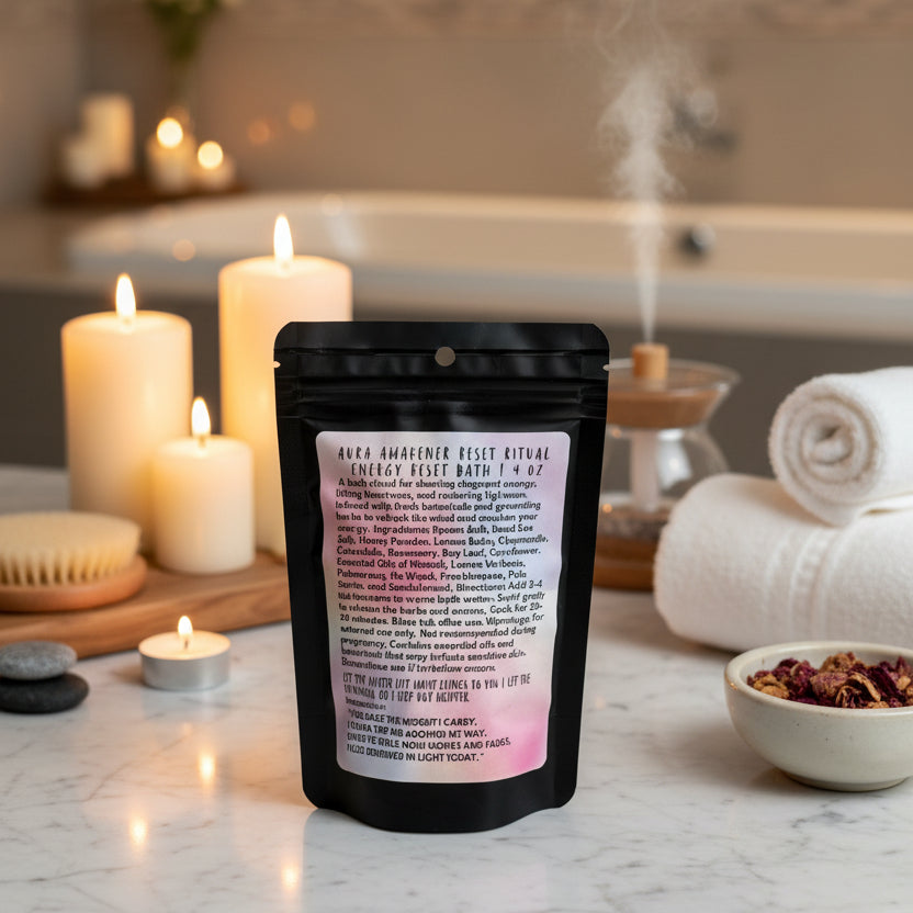 Aura Awakener Reset Ritual (4 oz) | Enchanted Brew Bath Tea