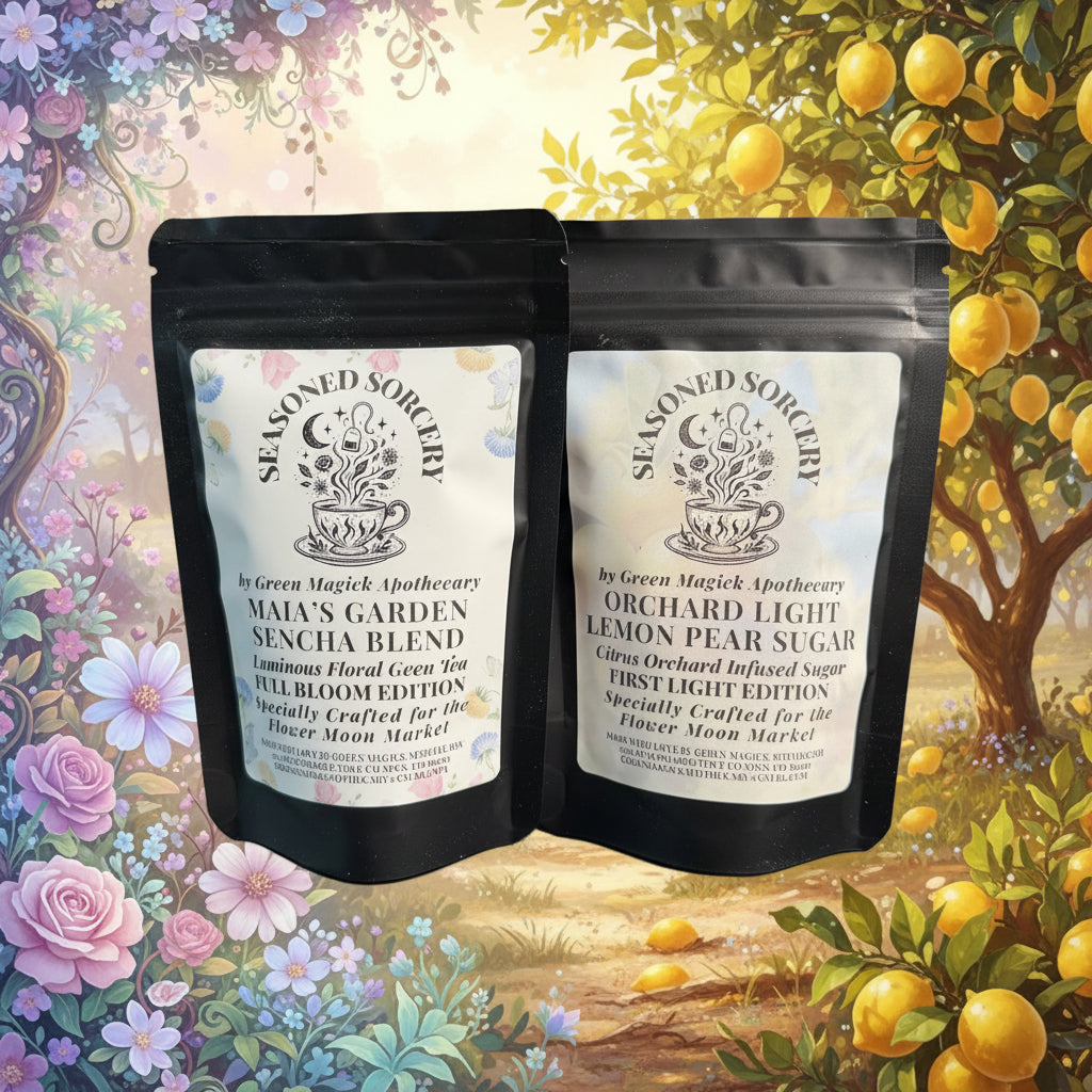 Orchard Light Lemon Pear Sugar (3 oz) – First Light Edition | Seasoned Sorcery