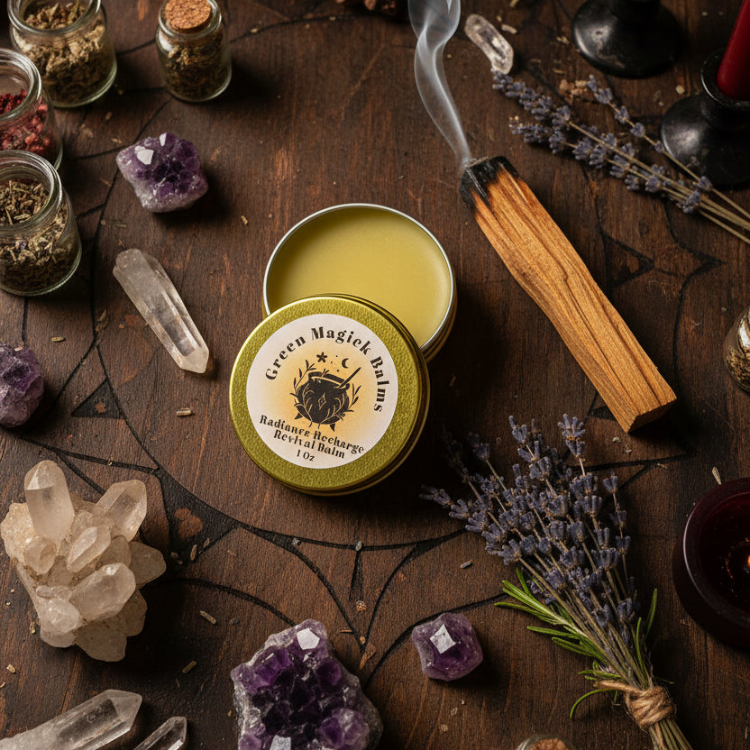 Radiance Recharge Balm (1 oz Full Size) | Green Magick Balms