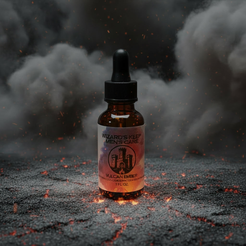 Vulcan Ember Beard Oil (1 oz) | Wizard’s Keep Men’s Grooming