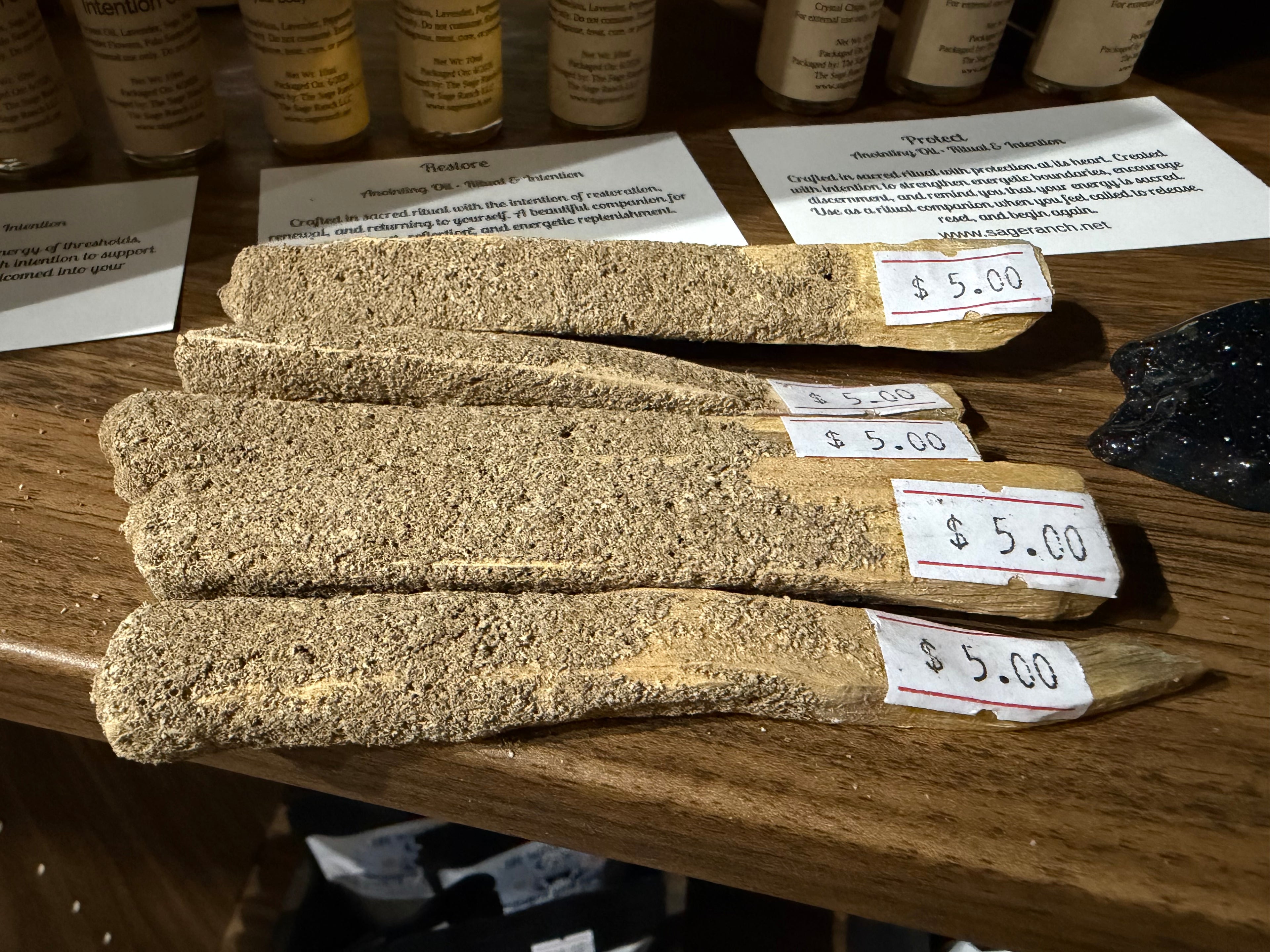 Frankincense & Myrrh Dipped Palo Santo | Sage Ranch