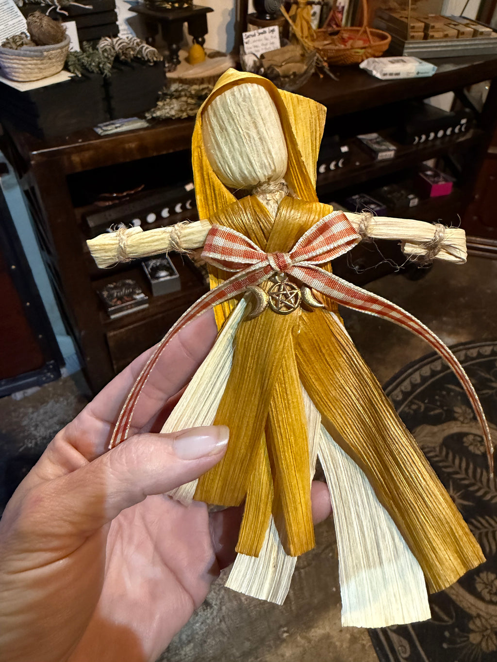Handmade Corn Husk Dolls & Candles | Ashes to Ashes Popup Shop