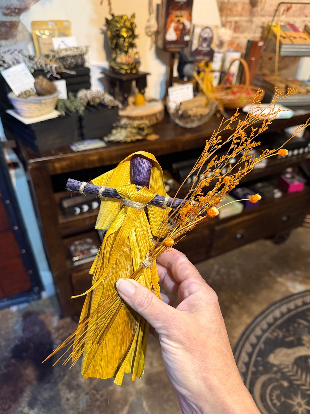 Handmade Corn Husk Dolls & Candles | Ashes to Ashes Popup Shop