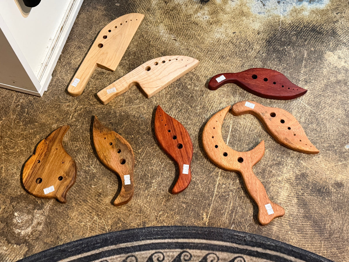 Handmade Wooden Herb Strippers | Gaelic Wolf
