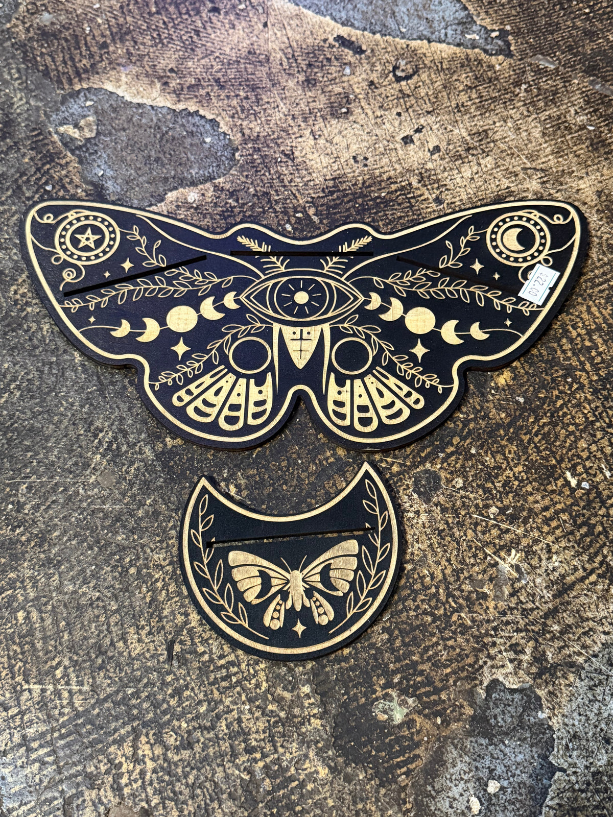 Butterfly Moon Phase Tarot Card Holder Set | Green Magick Vault