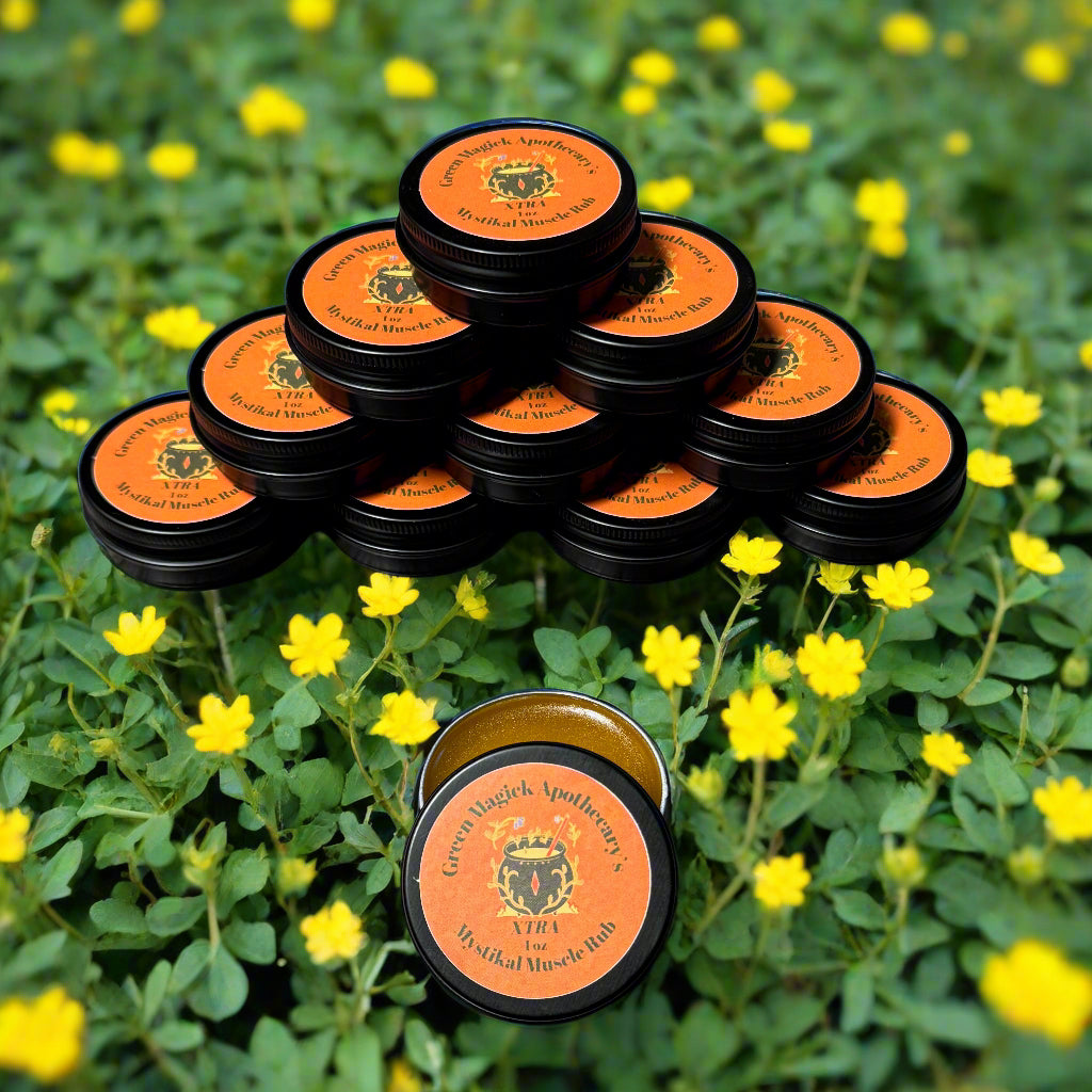 🔥 Mystikal Muscle Rub XTRA (1 oz) | Green Magick Balms by Green Magick Apothecary