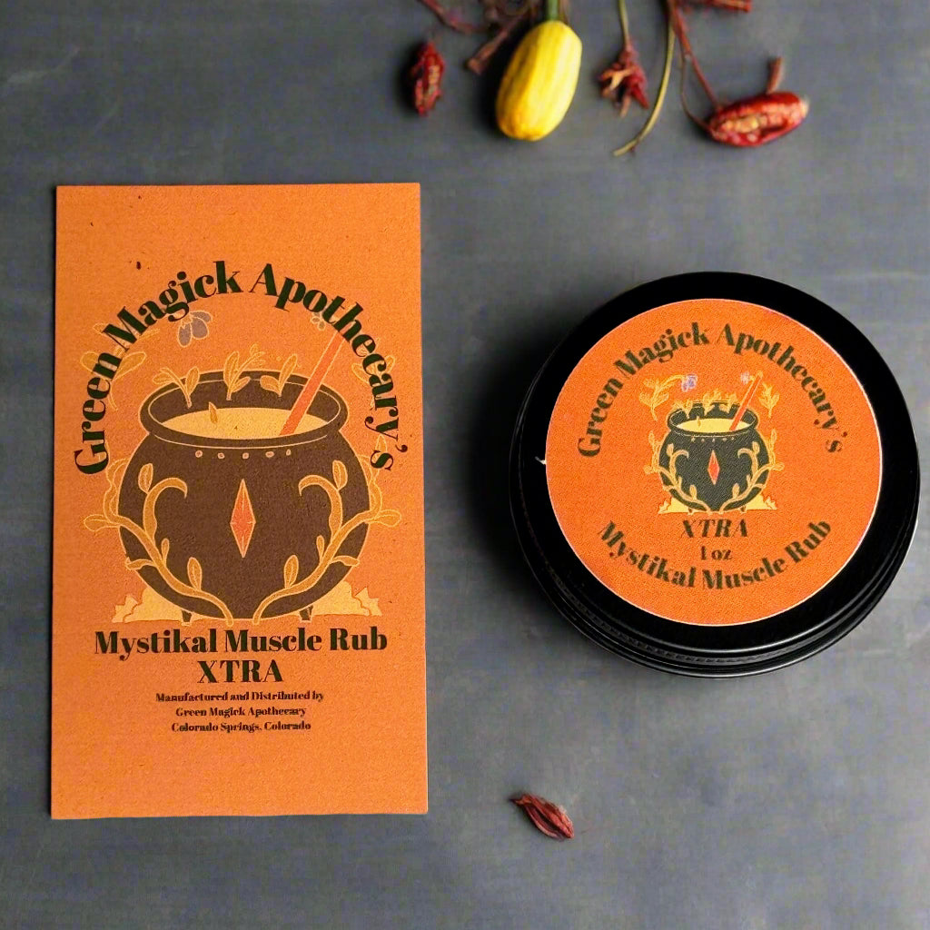 🔥 Mystikal Muscle Rub XTRA (1 oz) | Green Magick Balms by Green Magick Apothecary