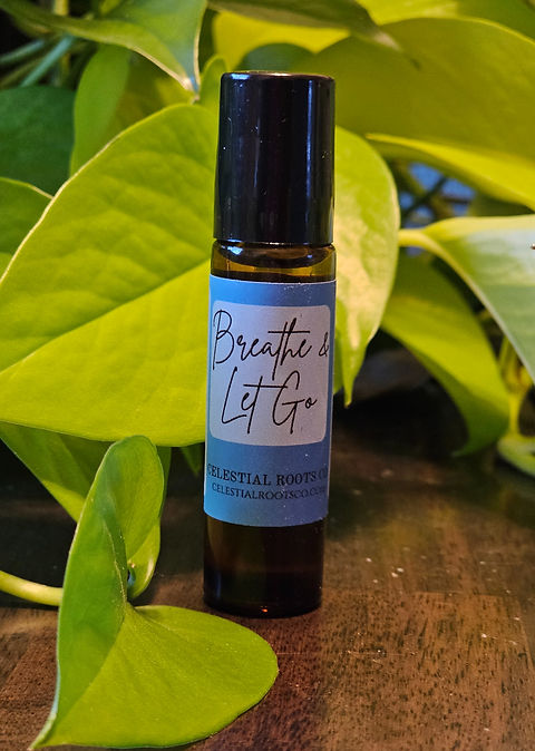 Breathe & Let Go 10 mL aromatherapy roller by Celestial Roots CO