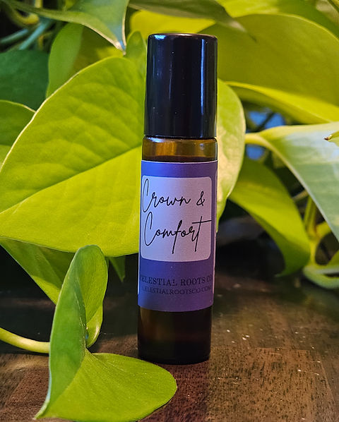 Crown & Comfort 10 mL aromatherapy roller by Celestial Roots CO