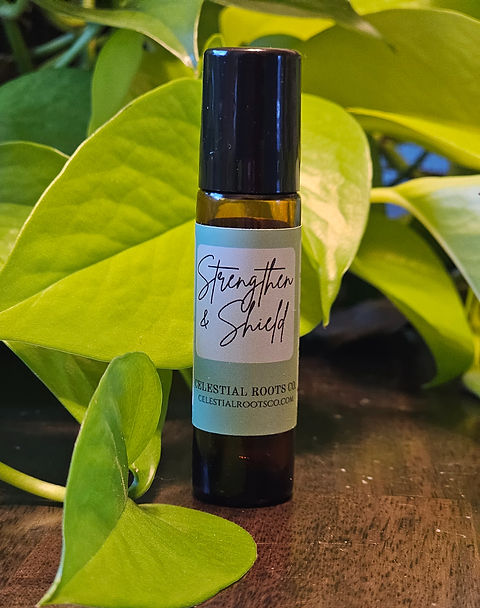 Strengthen & Shield 10 mL aromatherapy roller by Celestial Roots CO